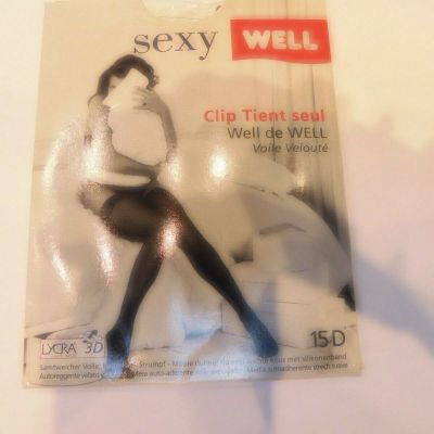 Sexy Black Lace Thigh High Stockings 1 Pairs Fits Med & Large