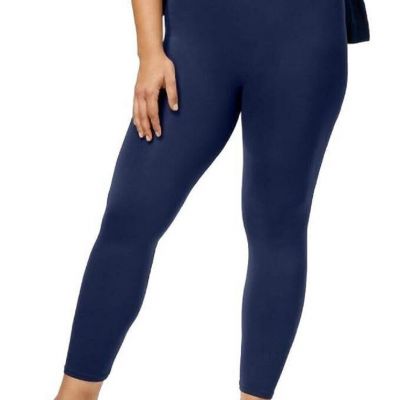 First Looks Womens Plus Seamless Leggings size 2X Color Navy