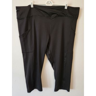 Sonoma Women's Goods For Life Crop Leggings Black Sz 2x
