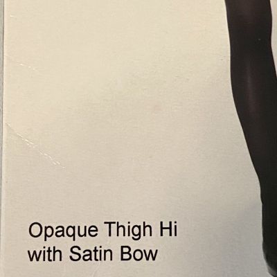 Elegant Moments Thigh Hi Queen Size 1-3X Stockings Sheer Black Nylon Style 1708Q