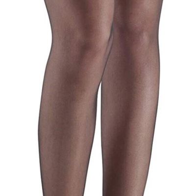 Commando 256950 Women's Sheer Lace Trim Thigh-High Stockings Size S