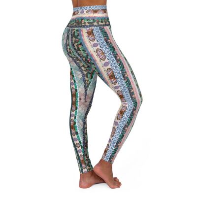 Boho 70's Style Yoga Pants by Ntrensik Designs - Premium Stretch Comfort Fabric