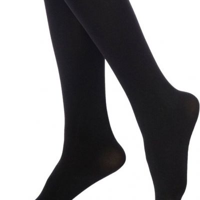 MANZI THIGHTS Run Resistant Control Top M Color Black I’m The Tights Pack of 2