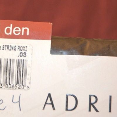 Adrian String Pantyhose Made in Poland Choose Black Brown Beige Size 3 &4 (BB3)