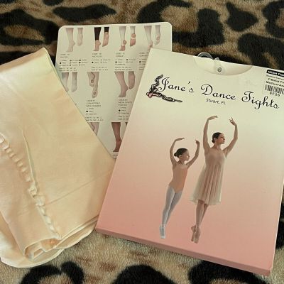 tights Convertible with Back seam stage pink dance ballet New M ADULT