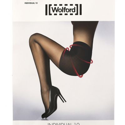 Wolford Individual 10 Soft Control Top Tights in Cosmetic L118911 Size L