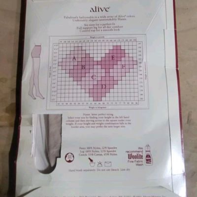 Hanes Alive Support Pantyhose Size A