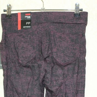 Style & Co Womens Petite Size PP Printed Ponte Leggings Mixed Marled NWT _ R9D1