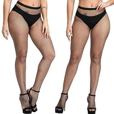 WEANMIX Fishnet Stockings Lace Patterned Tights High Waist Pantyhose Fishnets...