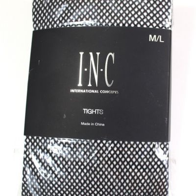 INC Fishnet Tights Size M/L Black Retail $14.99