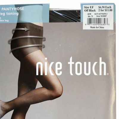 Nice Touch SUPPORT Medium Leg Toning Pantyhose Size A/B, C/D, E/F, Choose Color!