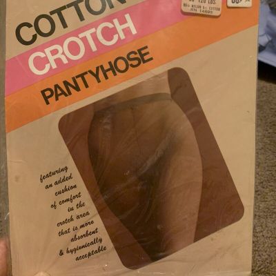 vintage Cotton Crotch Pantyhose Size A Dark Brown Size A Petite New