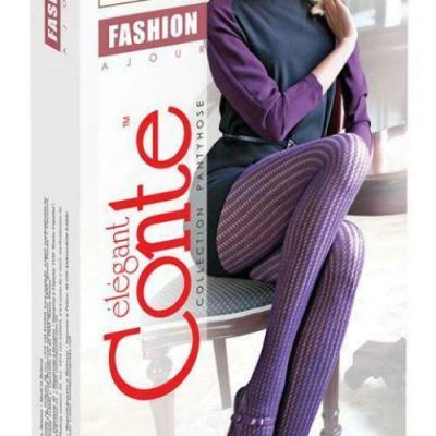 Conte Cotton Ajour Openwork Women's Tights - Fashion (7?-84??)
