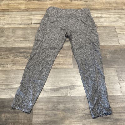 Heather Gray Leggings Pockets Workout Lounge XL Exercise Pants Gym A New Day