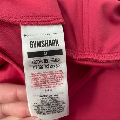 Gymshark Bright Pink Training Cropped Athletic Workout Legging Women's Size M