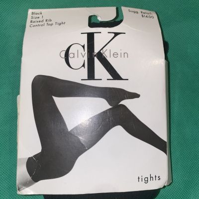Vintage Calvin KleinRib Raised Tights  Size 1 Style 524 1995 NOS Ht2