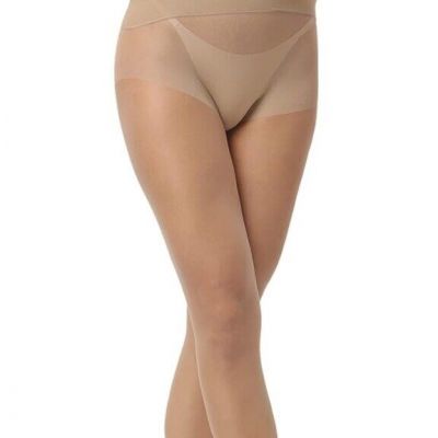 EVERSWE Women's Seamless Control Top Tights 15D, No Seam Pantyhose, Ladder Resis