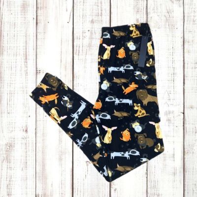 Women’s Leggings Depot Dog Print Plus Size 3X NWT Extra Stretchy Buttery Soft