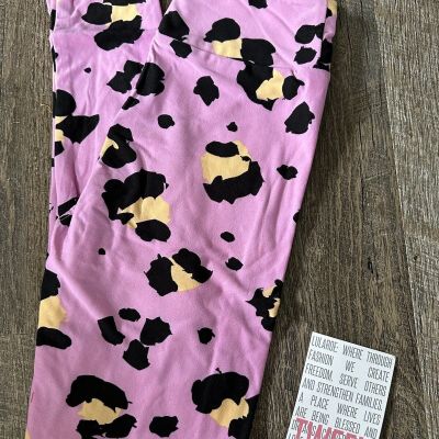 NEW RELEASE Lularoe Leggings Size Tween Beautiful Pink Leopard Cheetah Print
