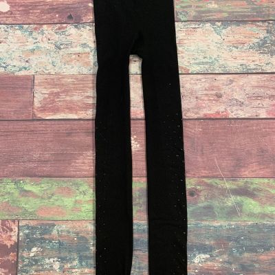 Joan Boyce Jewel Full-Length Footless Fleece Knit Tights M/L