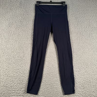 Vuori Stride Leggings Womens Small Navy 7/8 Inseam Workout Athletic