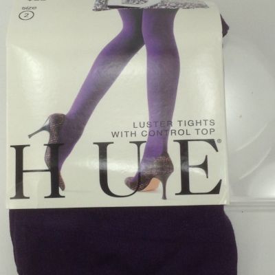 Women's HUE Brand Blackberry Colored Tights - size 1 - $14 MSRP
