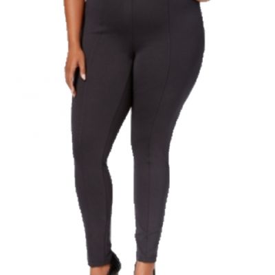 Style & Co. Women's 14W Plus Size Seamed Leggings in Carbon Grey Retail $49.50