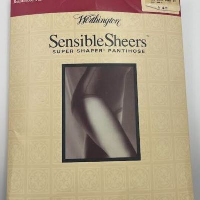 Vintage Worthington Sensible Sheers Super Shaper Pantihose  Suntan Average