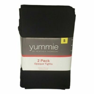 Yummie by Heather Thomson 1 Pack Black Opaque Tights Womens