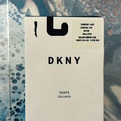 DKNY Tights: Grey / Comfort Luxe - Control Top: Small (90-140 Lbs)