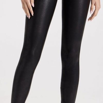 Spanx Faux Leather Leggings for Women, Size large - Black