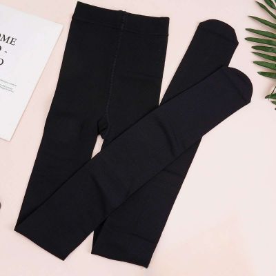 Women Thermal Fleece Lined Tights Women Skin Look Warm Winter Pantyhose plussize