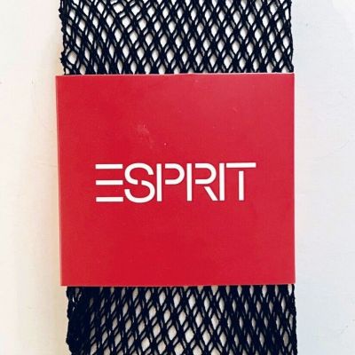 NWT ~ ESPRIT Women’s Black Fishnet Tights Sz S/M Fashion Costume New in Package