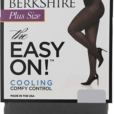 Berkshire Women's Plus-Size The Easy On! 40 Denier Tights, Dark Grey