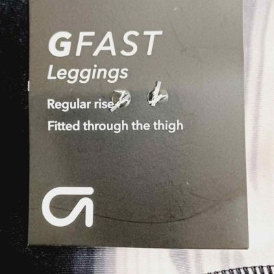Gap G-fast black and white workout leggings Size extra large