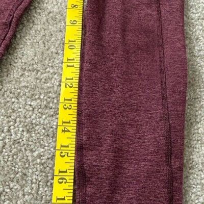 Aerie Chill Play Move Leggings, Burgundy Color, High Waisted, Women Size X-Small