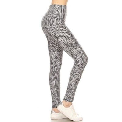 Plus Size Womens Plus Size 5-inch Long Yoga Style Legging With High Waist.