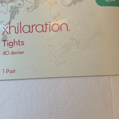 Womens new lot of two Xhilaration 40D opaque Tights size Small/MediumFresh white