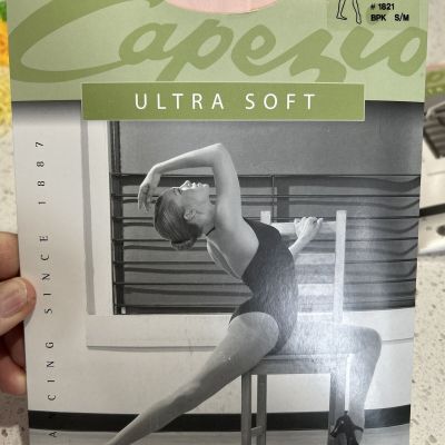 Capezio #1821 Women's Ultra Soft Tight. Hip Rider. Ballet Pink, Size S/M   NIB