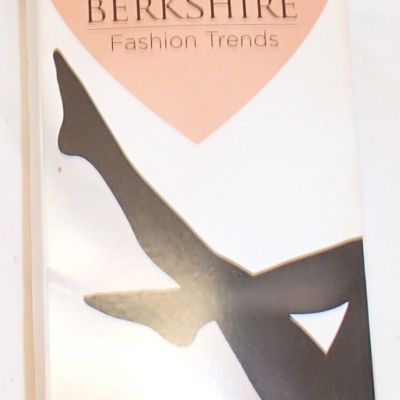 Berkshire Fashion Trends Queen Size 1 Black Shine Pantyhose Nylon/Spandex Tights