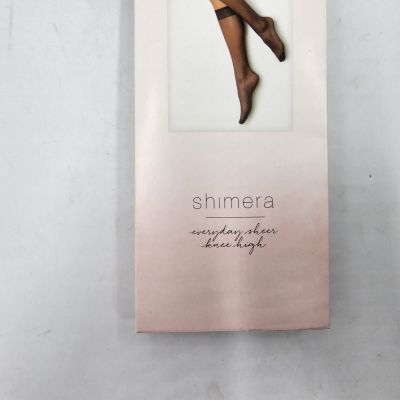 shimera Sheer Shadow Toe Stockings Women's 2-Pairs One Size Medium Nude