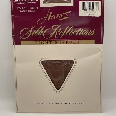 Hanes Silk Reflections Pantyhose Style 719 Size ABsilky Light Support