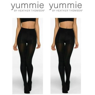 Yummie BY HEATHER THOMSON 2 PACK OPAQUE TIGHTS Size: S