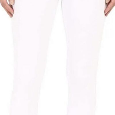 Lysse Women's Leggings Bright White Size XS Tie Hem Stretch Capri $78 NWT