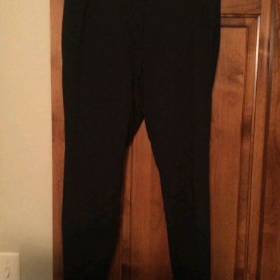 Womens Black Leggings Pants AGB Size XL