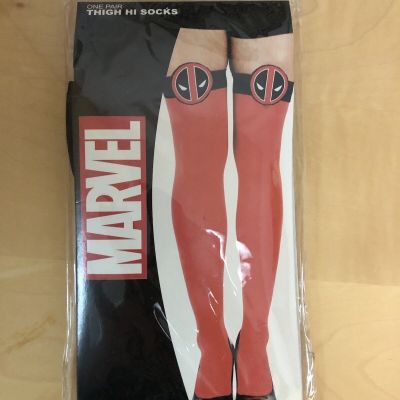 Spirit Halloween Marvel Deadpool Thigh-High Stockings Costume Accessory #6102