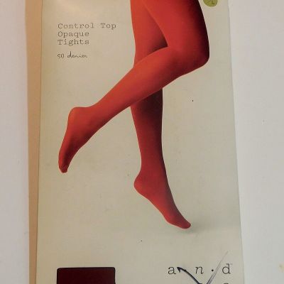Women's M/L 50D Opaque Control Top Tights - A New Day