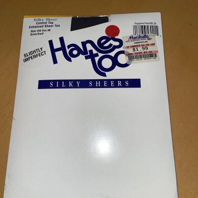 Hanes Too Silky Sheers Pantyhose Control Top  H59 Size AB Slightly Imperfect