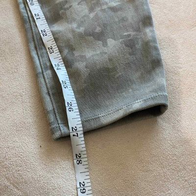 Spanx Camo Jean-ish Ankle Leggings Style 20018R Size 1X EUC Slimming Faux Pocket