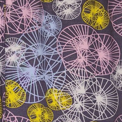 EUC Soft Purple Leggings W/ Multi-colored Circles By Eevee Sz. (3x-5x)